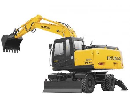 Аренда экскаватора колесного HYUNDAI R170W